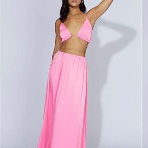 MESHKI COLETTE XS - Chain Maxi Dress